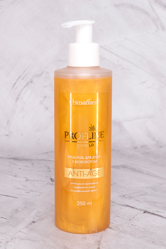 Крем – гель для душу з біозолотом