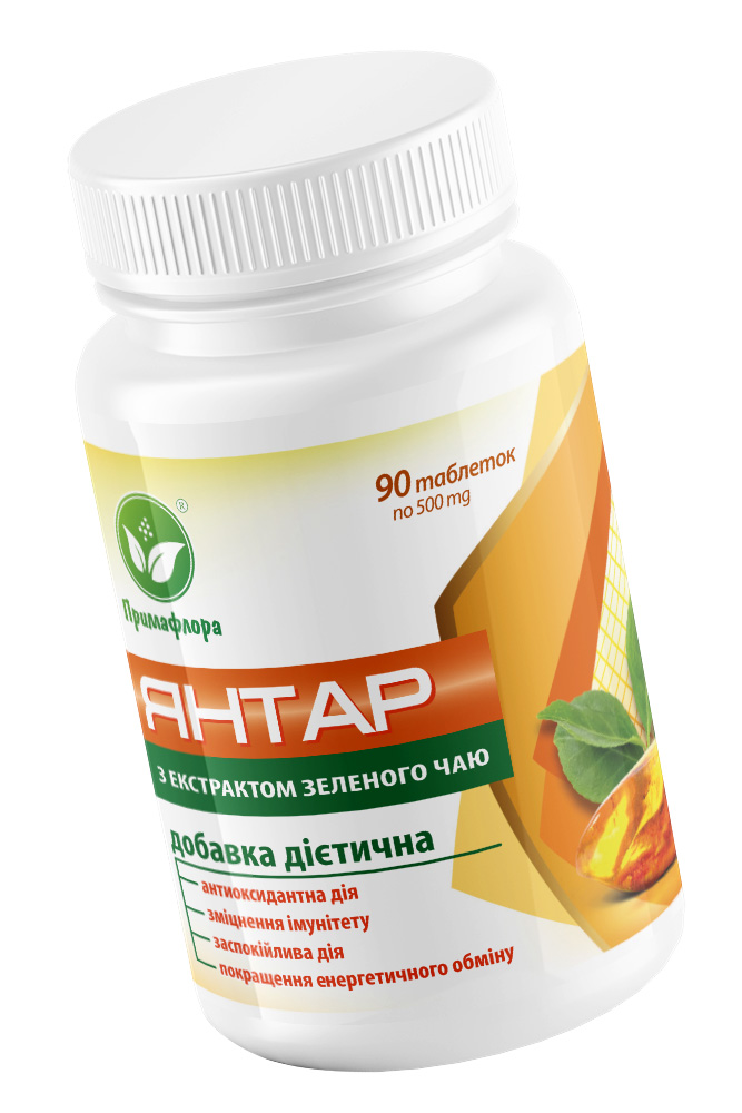 Янтар з екстрактом зеленого чаю